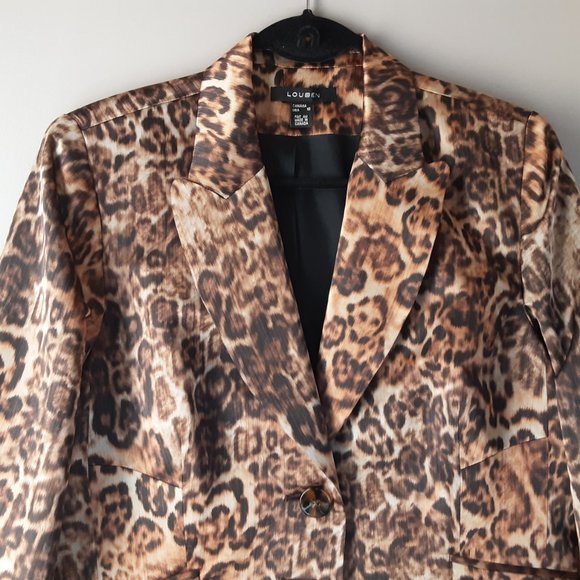Louben Leopard Print Jacket | Made in Canada | 10 - Picture 2 of 10